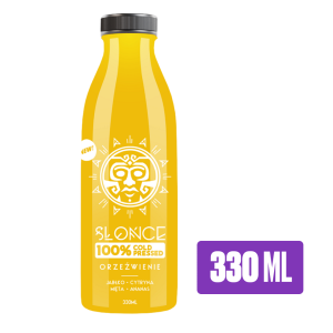 Natura Cold Press Sok SŁOŃCE - Orzeźwienie 330ml