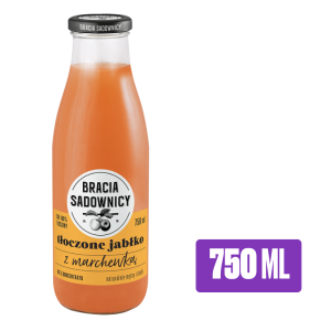 Bracia Sadownicy Sok Tłoczone jabłko z marchewką 750ml