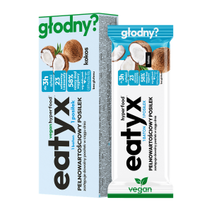 EATYX posiłek vegan w formie batona w kartoniku kokos 60g