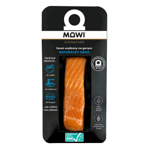 Mowi łosoś wędzony na gorąco naturalny 125g