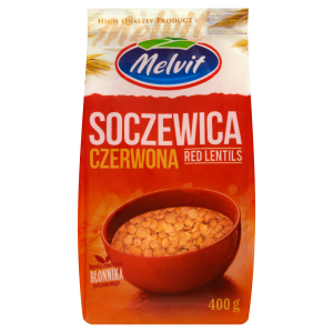 Melvit soczewica czerwona 400g