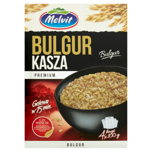 Melvit Premium kasza bulgur (4x100g) 400g