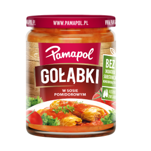 Gołąbki w sosie pomidorowym ręcznie zawijane 500 g