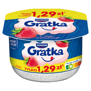 Gratka deser o smaku truskawkowym 115g