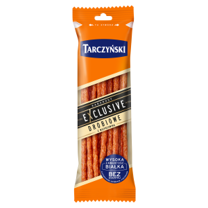 Tarczyński kabanosy exclusive drobiowe z dodatkiem wieprzowiny 105g