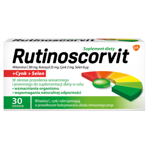 Rutinoscorvit wzmacnianie odporności, suplement diety, 30 tabletek