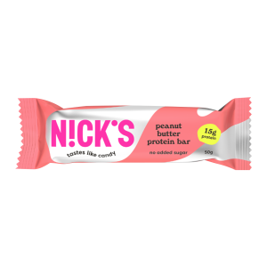 NIKC'S Baton proteinowy masło orzechowe w czekoladzie mlecznej 50g