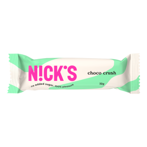 NICK'S Baton czekoladowy ze słoną kukurydzianą chrupką 32g