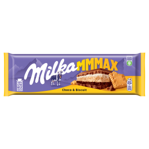 Milka czekolada mleczna z herbatnikiem i nadzieniem kakaowym 300g
