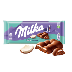 Milka czekolada kokosowa Bubbly Coconut 97g