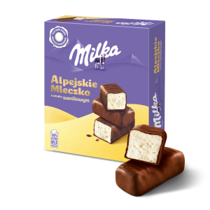Milka Alpejskie Mleczko waniliowe 330g