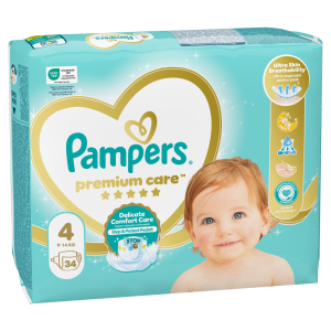 Pampers Premium Care rozmiar 4, 9kg-14kg, 34szt