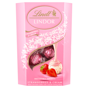 Lindor Strawberry Cornet bombonierka Lindt 200g