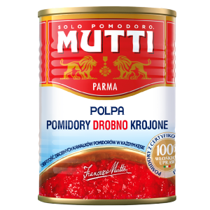 Mutti Pomidory drobno krojone bez skórki 400g