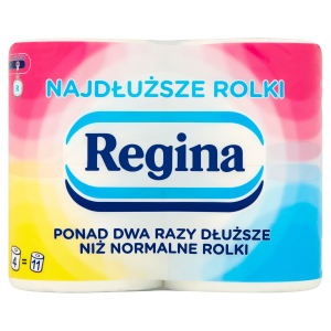 Regina Papier Toaletowy Najdłuższe Rolki Delitissue 4szt