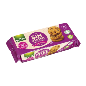Gullón Ciasteczka bezglutenowe z kawałkami czekolady, bez dodatku cukru 130g