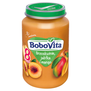 BoboVita brzoskwinie jabłka i mango po 8. miesiącu 190g