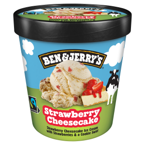 B&J Strawberry Cheesecake lody truskawkowy sernik 465ml