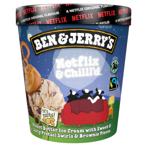 B&J Netflix & Chill'd lody masło orzechowe z preclami 465ml