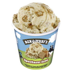 B&J Spectacu-love lody śmietankowe z karmelowo-cynamonowymi ciasteczkami 465ml
