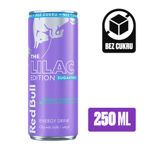 Red Bull Lilac Edition Sugarfree różowy grapefruit i zioła Napój Energetyczny 250ml