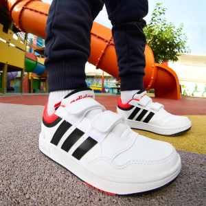 Adidas Hoops 3.0 - Branco - Ténis Velcro Menino MKP