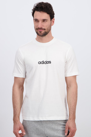 Adidas Linear - Branco - T-shirt Algodão Homem MKP