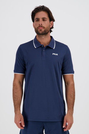 Fila Tenis - Azul - Polo Ténis Homem tamanho S