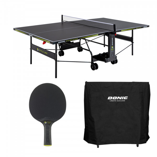 Donic Outdoor bordtennisbord Style 800 inkl. tilbehør