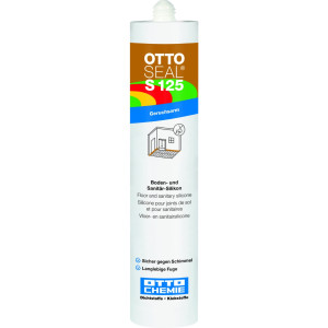 OTTOSEAL® Ottoseal S125 Das Geruchsarme Boden- Und Sanitär-Silikon 310ml Gris Pierre Mat