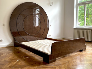 GP Design Serie – Art-Déco-Bett inspiriert von Émile-Jacques Ruhlmann „Lit Soleil“