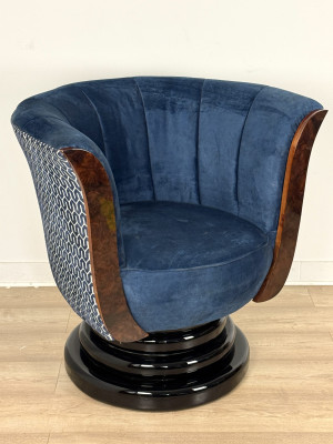 Exklusiver Art-Déco-Sessel „Tulipan”