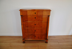 B35 Biedermeier Kommode mit 5 Schubladen