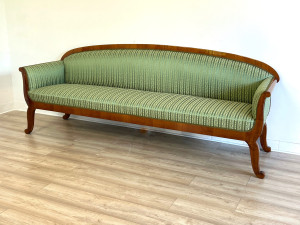 Biedermeier Sofa aus Kirschholz (A36)