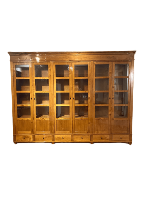 Schöne Biedermeier-Stil Bibliothek V12