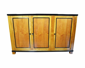 B4 Klassischer Biedermeier Kommode mit 3 Türen