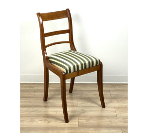 Stilvoller Biedermeier Stuhl aus Kirsche (K11A)