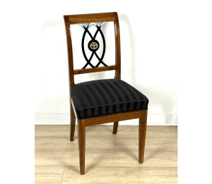 Biedermeier Esszimmerstuhl im Empirestil (K26)