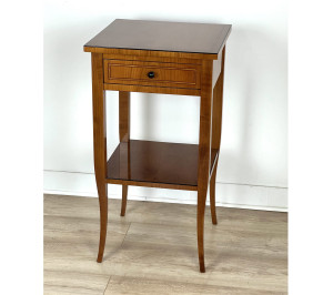 Beistelltisch Kirschbaum Eckig Biedermeier 40x40cm (S11A)