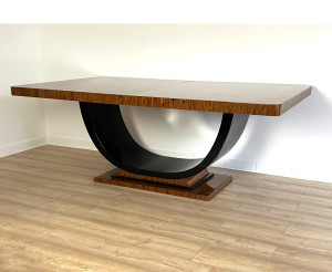 Ausziehbarer Art-Déco-Tisch 220cm + 60cm x 120cm „Paris“