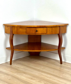 Biedermeier Ecktisch Kirschbaum (S19)