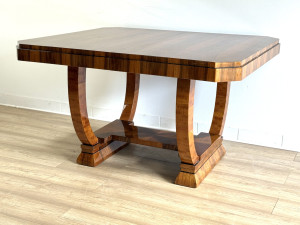 Ausziehbarer Art-Déco-Tisch „Brüssel” 160 cm (280 cm) × 105 cm – Reproduktion