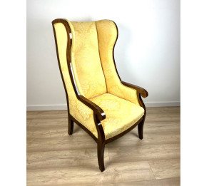 F31B - Biedermeier Sessel mit verstellbarer Rückenlehne
