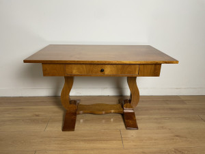 S28 Biedermeier Tisch aus massiven Kirschholz