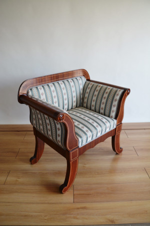 F38 Mahagoni Sessel