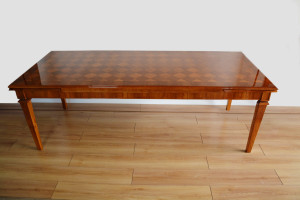 T24 Biedermeier Esstisch 240x100 + 2x50cm