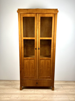 Bücherschrank Kirsche Biedermeierstil V20