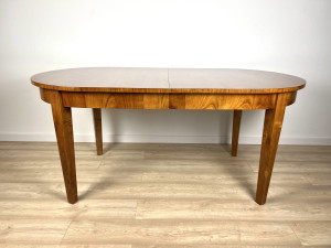 T33 Biedermeier ovaler Esstisch 150cm = 200 cm