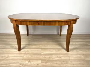 T33A Biedermeier Tisch (150cm + 50cm) x 100 cm