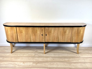 B19 - Anrichte 2 Türen Kirschbaum, Sideboard Kirchholz